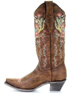 Corral Women's Deer Skull Western Boots - Snip Toe -Best Cowboy Boot Store 2000288047 280 P3