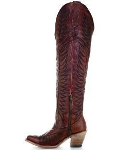 Corral Women's Leather Tall Western Boots - Pointed Toe -Best Cowboy Boot Store 2000288144 235 P3