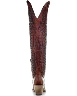 Corral Women's Leather Tall Western Boots - Pointed Toe -Best Cowboy Boot Store 2000288144 235 P4
