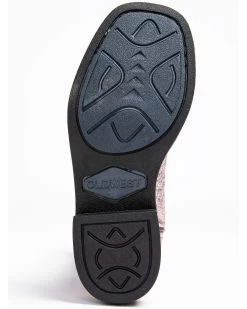 Shyanne Little Girls' Faux Leather Western Boots - Square Toe -Best Cowboy Boot Store 2000291620 650 P7