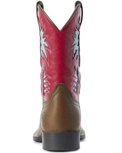 Ariat Little Girls' Homestead VentTEK Western Boots - Broad Square Toe -Best Cowboy Boot Store 2000294019 200 P3