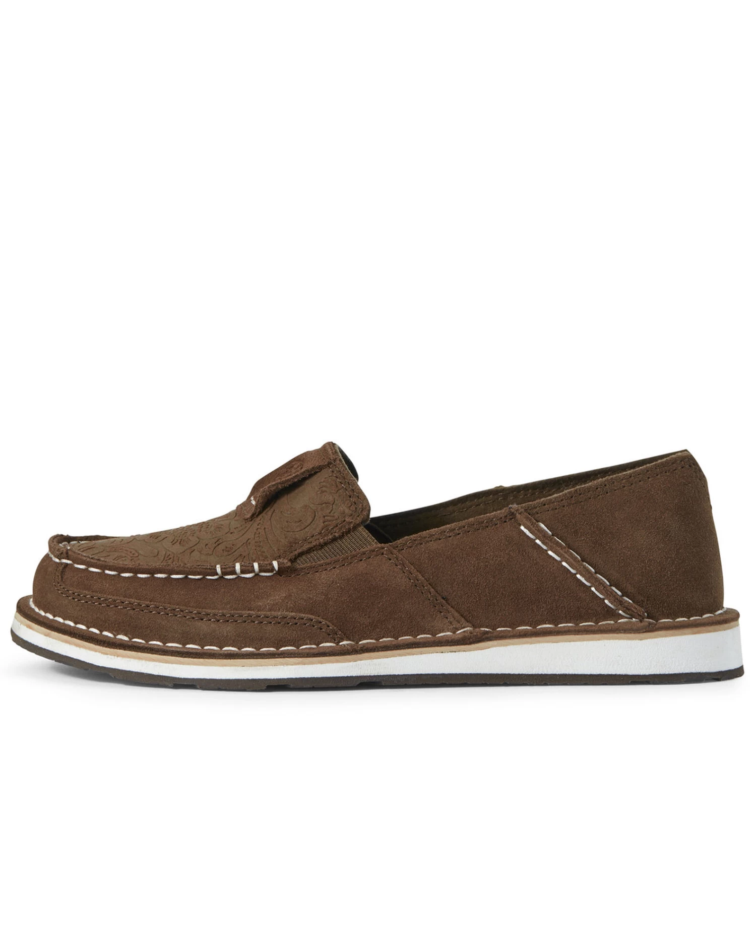 Ariat Women's Floral Embossed Cruiser Shoes - Moc Toe 4 Ariat Women's Floral Embossed Cruiser Shoes - Moc Toe - Image 2