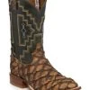 Tony Lama Men's Leviathan Chocolate Western Boots - Square Toe -Best Cowboy Boot Store 2000296171 200 P1
