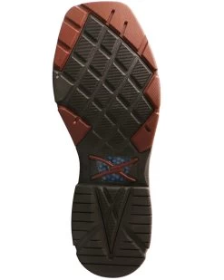 Twisted X Men's Brown CellStretch Western Boots - Broad Square Toe -Best Cowboy Boot Store 2000307467 200 P6