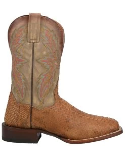 Dan Post Men's Dry Gulch Python Exotic Boots - Broad Square Toe -Best Cowboy Boot Store 2000308357 280 P2