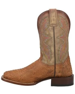 Dan Post Men's Dry Gulch Python Exotic Boots - Broad Square Toe -Best Cowboy Boot Store 2000308357 280 P3