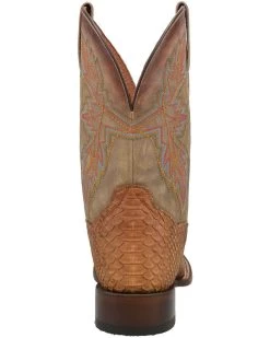 Dan Post Men's Dry Gulch Python Exotic Boots - Broad Square Toe -Best Cowboy Boot Store 2000308357 280 P4