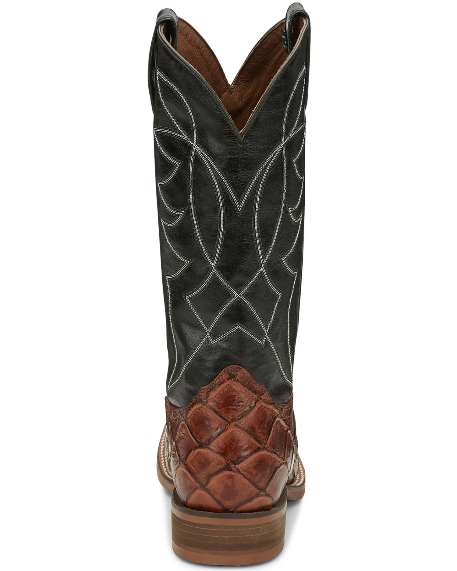 Nocona Men's Go Round Cognac Western Boots - Square Toe 6 Nocona Men's Go Round Cognac Western Boots - Square Toe - Image 4