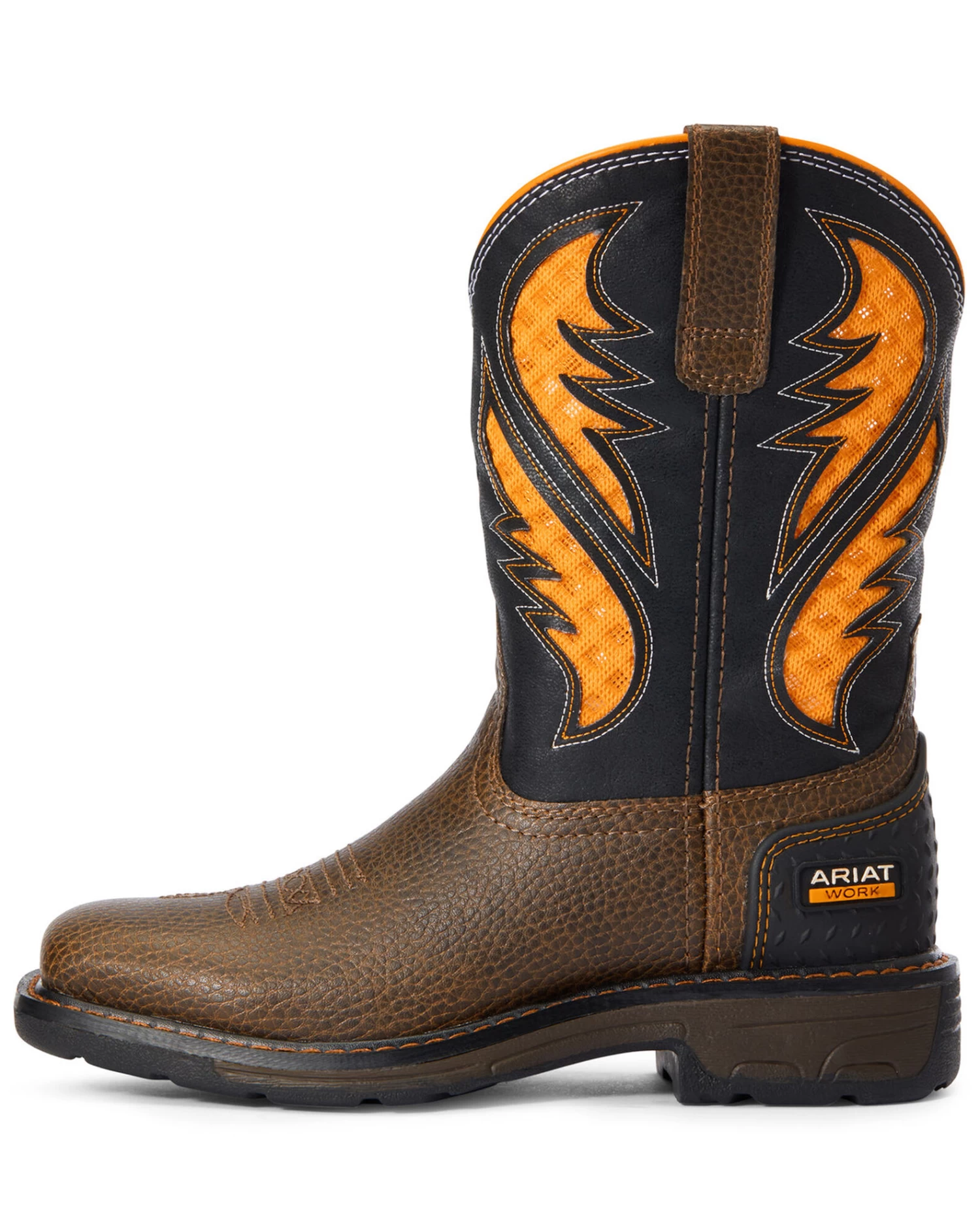 Ariat Boys' VentTEK Western Work Boots - Broad Square Toe 4 Ariat Boys' VentTEK Western Work Boots - Broad Square Toe - Image 2