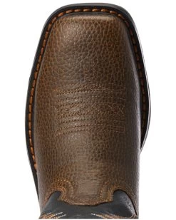 Ariat Boys' VentTEK Western Work Boots - Broad Square Toe 10 Ariat Boys' VentTEK Western Work Boots - Broad Square Toe -Best Cowboy Boot Store 2000321519 200 P4
