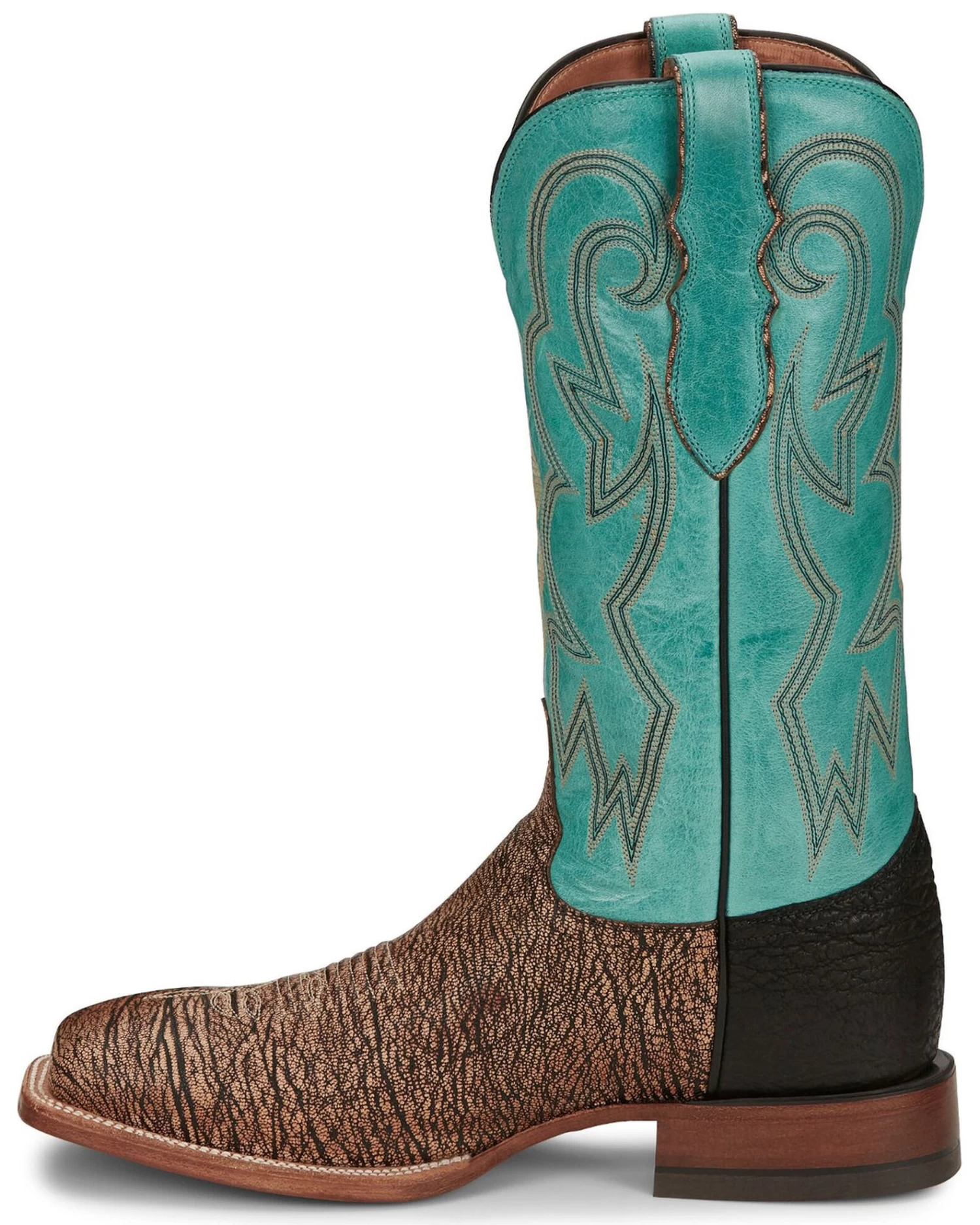 Justin Men's Mingus Wheat Western Boots - Square Toe 5 Justin Men's Mingus Wheat Western Boots - Square Toe - Image 3