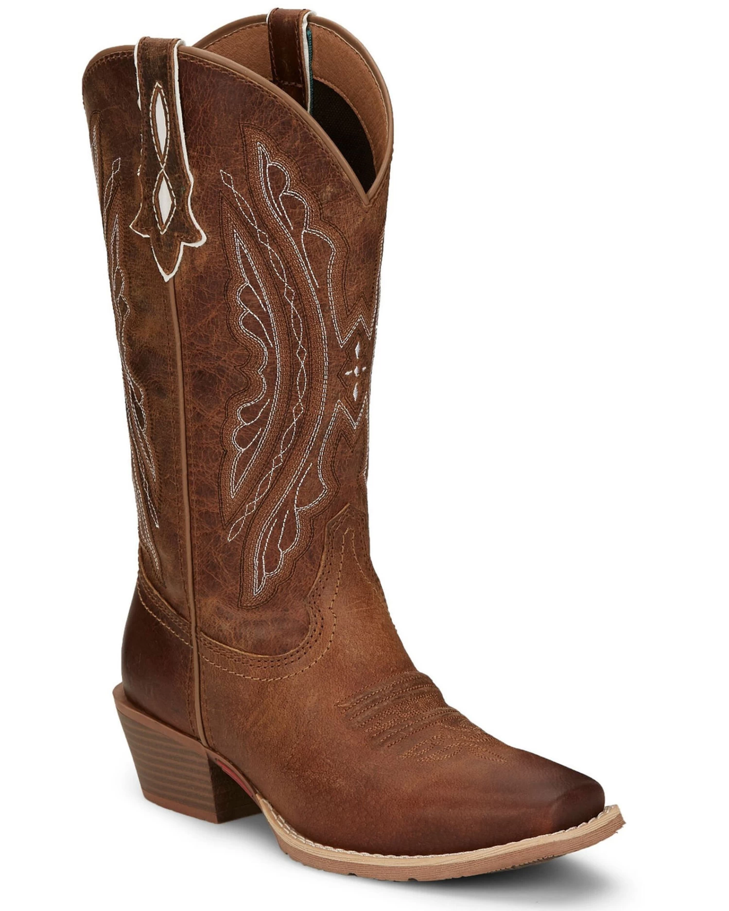 Justin Women's Rein Waxy Western Boots - Square Toe 3 Justin Women's Rein Waxy Western Boots - Square Toe