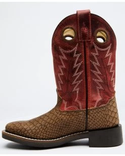 Cody James Boys' Reptile Print Western Boots - Broad Square Toe -Best Cowboy Boot Store 2000328726 920 P4