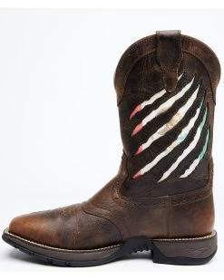 Brothers & Sons Men's Scratch Mexico Flag Lite Performance Western Boots - Broad Square Toe -Best Cowboy Boot Store 2000330394 200 P3