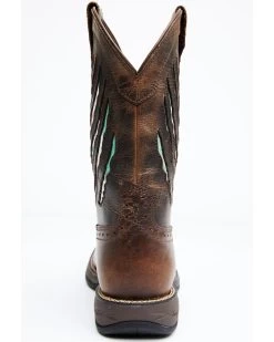 Brothers & Sons Men's Scratch Mexico Flag Lite Performance Western Boots - Broad Square Toe -Best Cowboy Boot Store 2000330394 200 P4