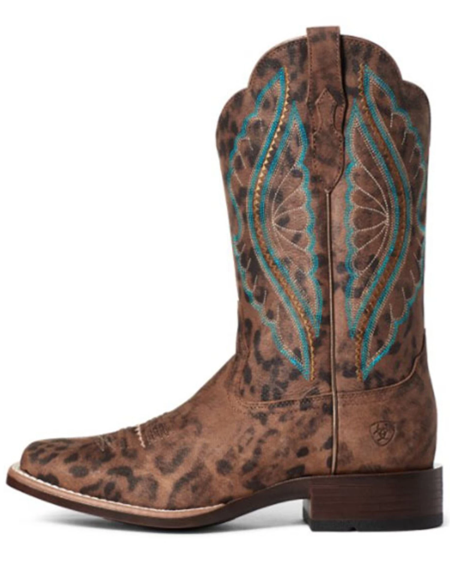 Ariat Women's Leopard Primetime Western Performance Boots - Broad Square Toe 5 Ariat Women's Leopard Primetime Western Performance Boots - Broad Square Toe - Image 3