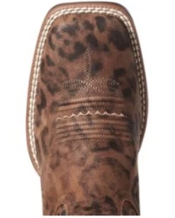 Ariat Women's Leopard Primetime Western Performance Boots - Broad Square Toe 12 Ariat Women's Leopard Primetime Western Performance Boots - Broad Square Toe -Best Cowboy Boot Store 2000331107 200 P5