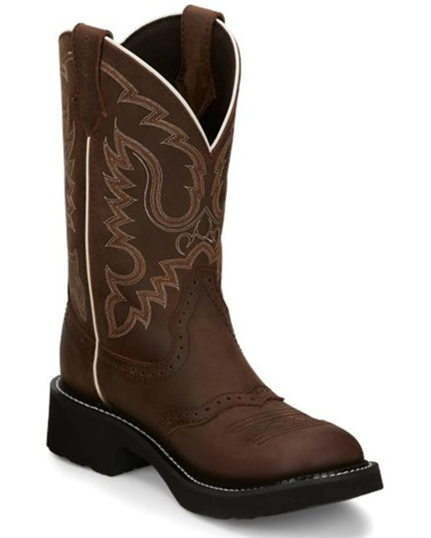 Justin Women's Inji Western Boots - Round Toe 3 Justin Women's Inji Western Boots - Round Toe