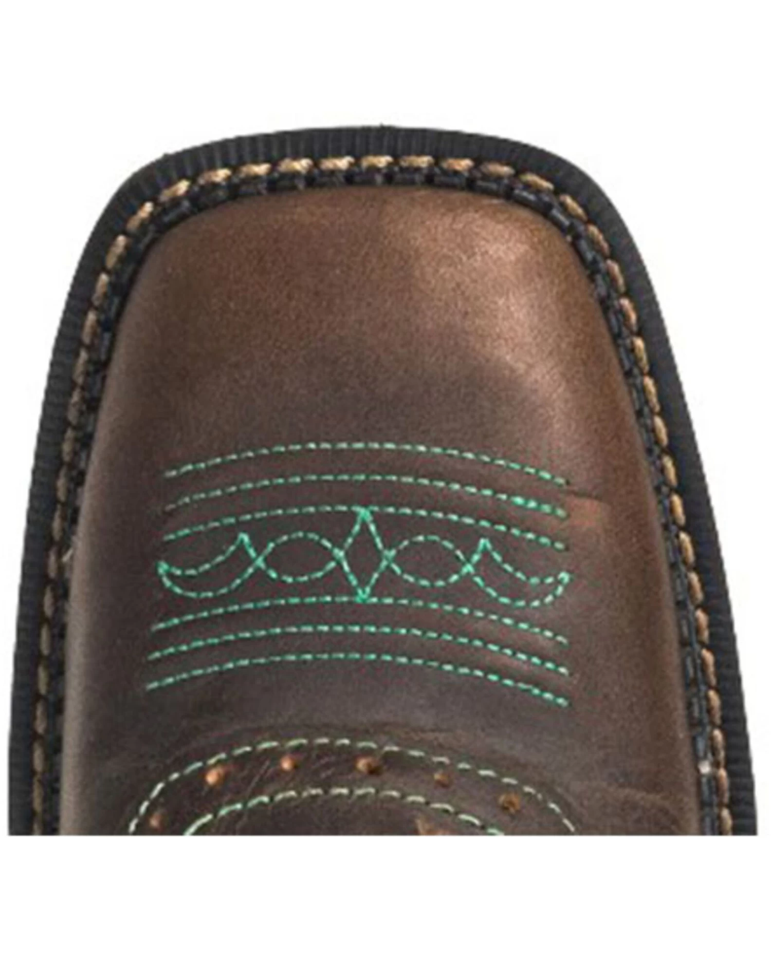 Justin Women's Mandra Chocolate Western Boots - Broad Square Toe 8 Justin Women's Mandra Chocolate Western Boots - Broad Square Toe - Image 6