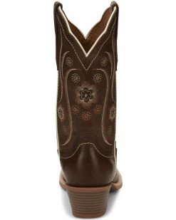 Justin Women's Jesse Brown Western Boots - Square Toe -Best Cowboy Boot Store 2000335066 200 P4