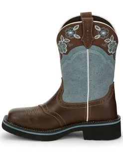 Justin Women's Starlina Western Boots - Broad Square Toe 11 Justin Women's Starlina Western Boots - Broad Square Toe -Best Cowboy Boot Store 2000335074 200 P3