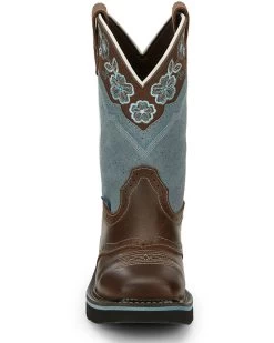 Justin Women's Starlina Western Boots - Broad Square Toe 12 Justin Women's Starlina Western Boots - Broad Square Toe -Best Cowboy Boot Store 2000335074 200 P4