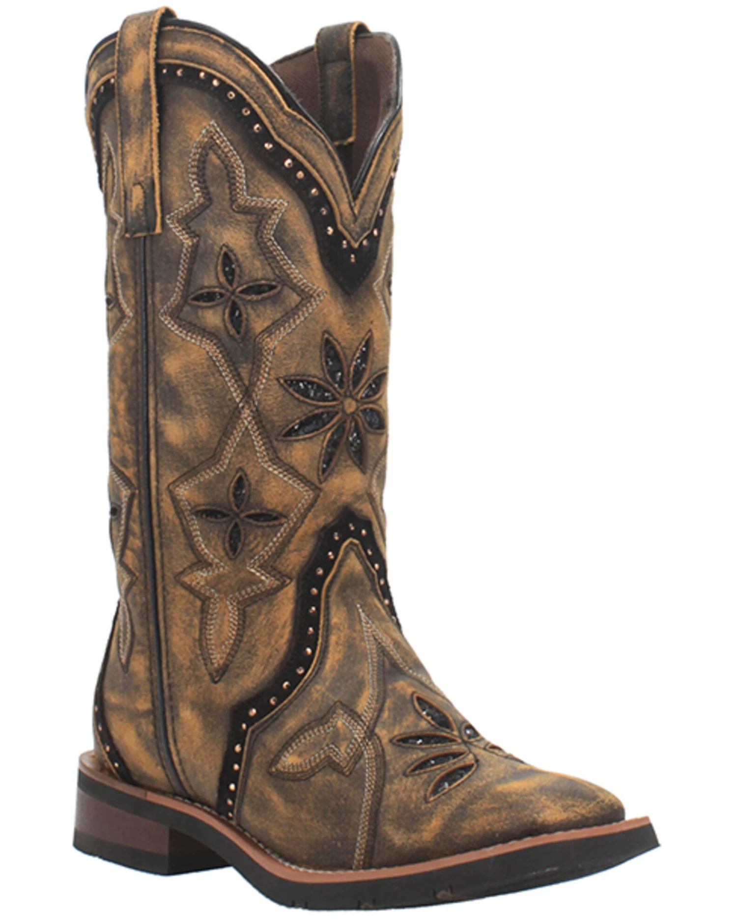 Laredo Women's Bouquet Western Performance Boots - Broad Square Toe 3 Laredo Women's Bouquet Western Performance Boots - Broad Square Toe