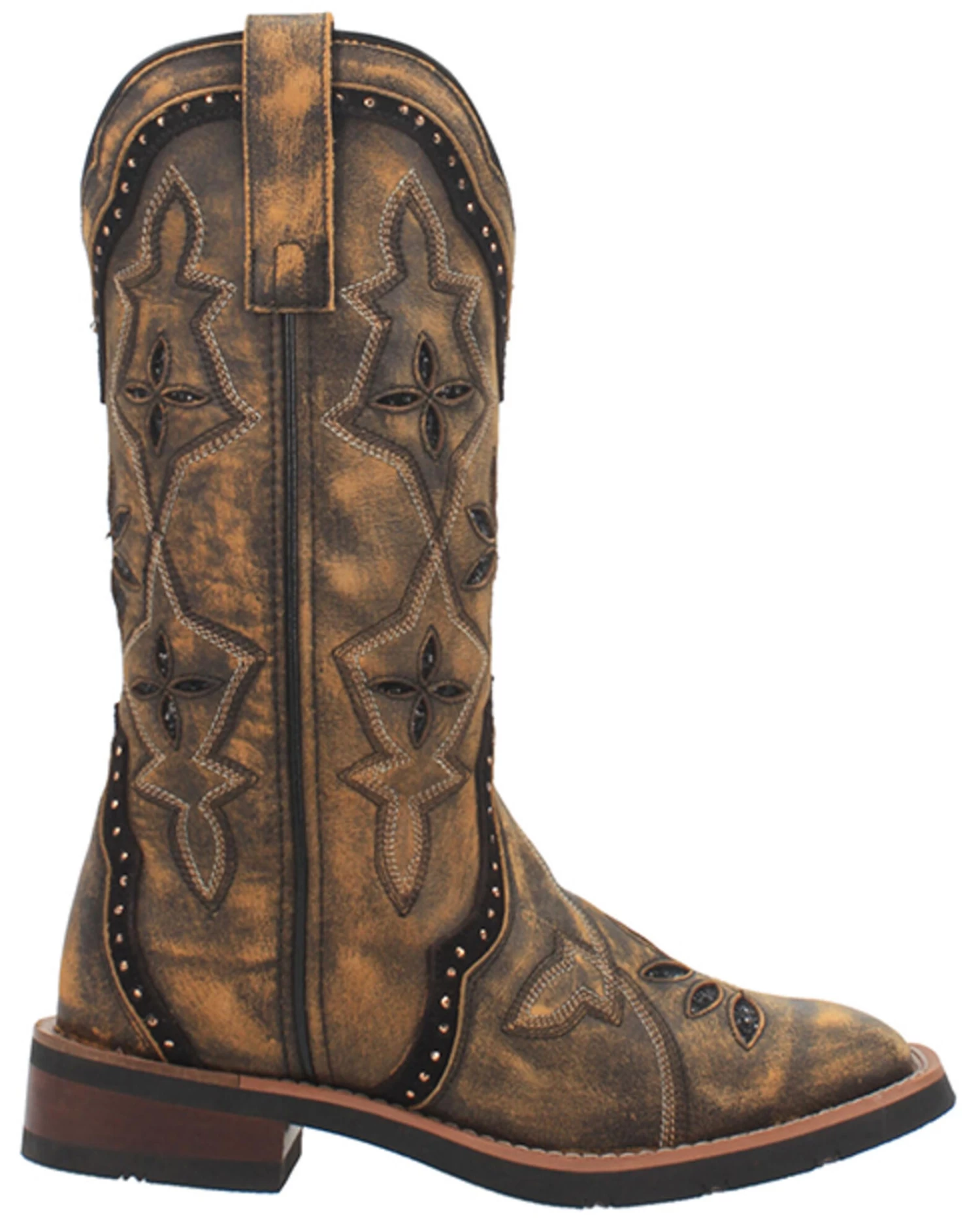 Laredo Women's Bouquet Western Performance Boots - Broad Square Toe 4 Laredo Women's Bouquet Western Performance Boots - Broad Square Toe - Image 2