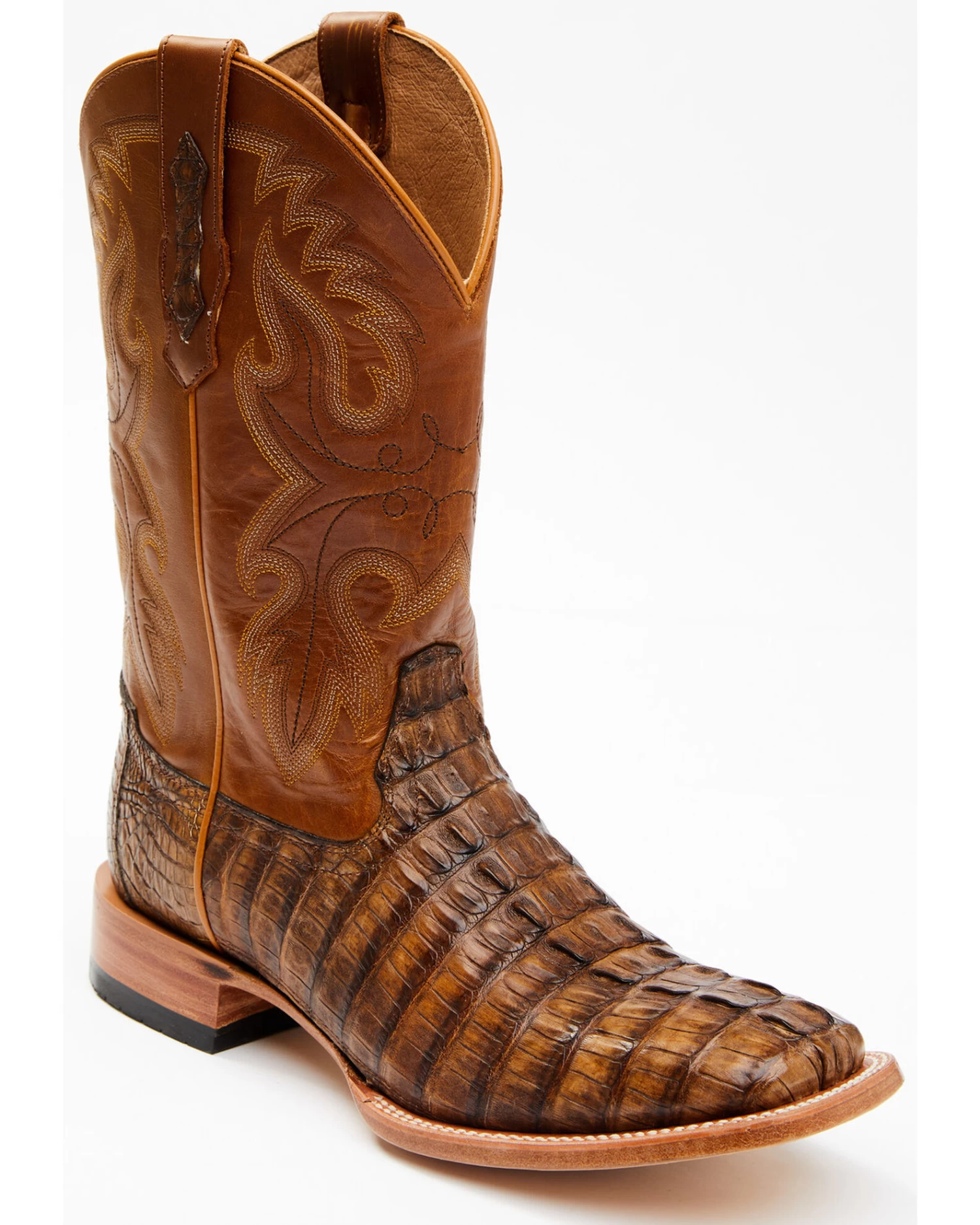 Cody James Men's Exotic Caiman Tail Skin Western Boots - Broad Square Toe 3 Cody James Men's Exotic Caiman Tail Skin Western Boots - Broad Square Toe