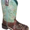 Smoky Mountain Little Girls' Wildflower Western Boots - Broad Square Toe -Best Cowboy Boot Store 2000339850 200 P1