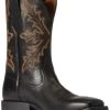 Ariat Men's Qualifier Night Sky Western Performance Boots - Broad Square Toe