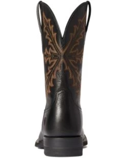 Ariat Men's Qualifier Night Sky Western Performance Boots - Broad Square Toe -Best Cowboy Boot Store 2000340988 001 P3