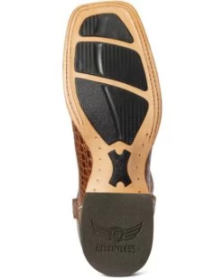 Ariat Men's Denton Exotic Caiman Belly Skin Western Boots - Broad Square Toe -Best Cowboy Boot Store 2000340993 200 P5