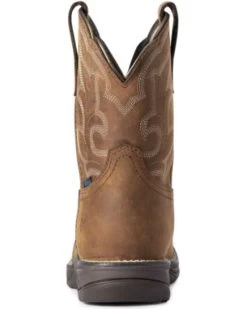 Ariat Women's Distressed Brown Anthem Shortie II H20 Full-Grain Western Boot - Square Toe 9 Ariat Women's Distressed Brown Anthem Shortie II H20 Full-Grain Western Boot - Square Toe -Best Cowboy Boot Store 2000341139 200 P3