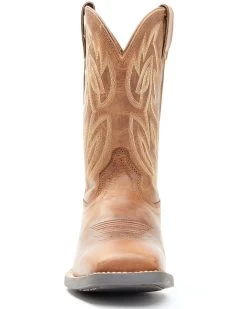 Justin Men's Dusky Brown Canter Cowhide Leather Western Boots - Broad Square Toe 12 Justin Men's Dusky Brown Canter Cowhide Leather Western Boots - Broad Square Toe -Best Cowboy Boot Store 2000341632 200 P4