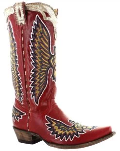 Old Gringo Women's Eagle Stitch Western Boots - Snip Toe