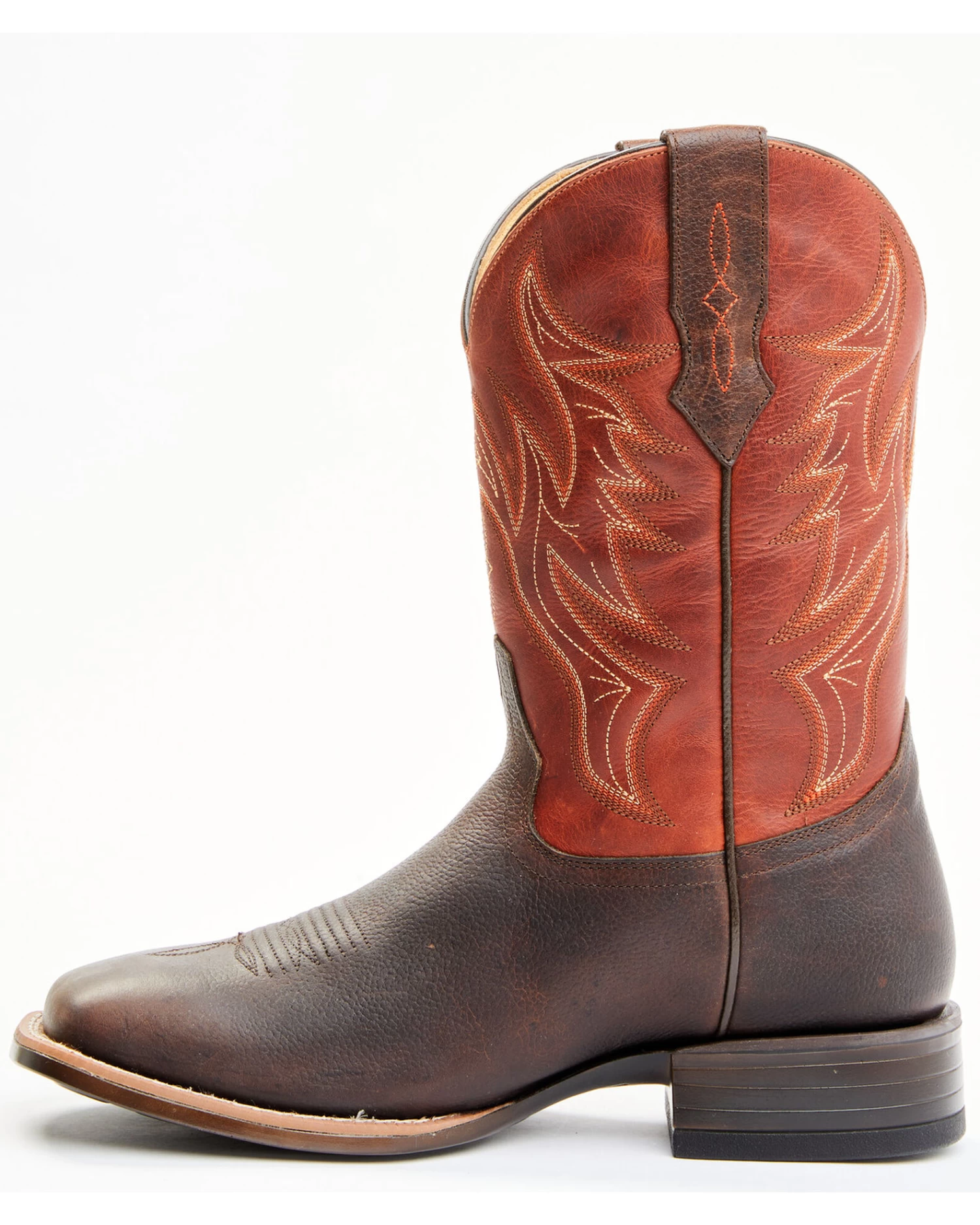 Cody James Men's Orange Hoverfly Performance Western Boots - Broad Square Toe 5 Cody James Men's Orange Hoverfly Performance Western Boots - Broad Square Toe - Image 3