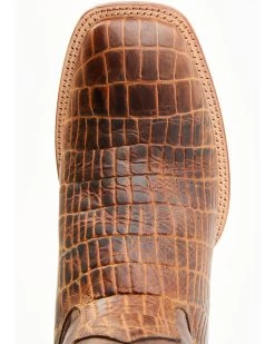 Moonshine Spirit Men's Tully Croc Print Western Boots - Broad Square Toe -Best Cowboy Boot Store 2000343042 235 P6