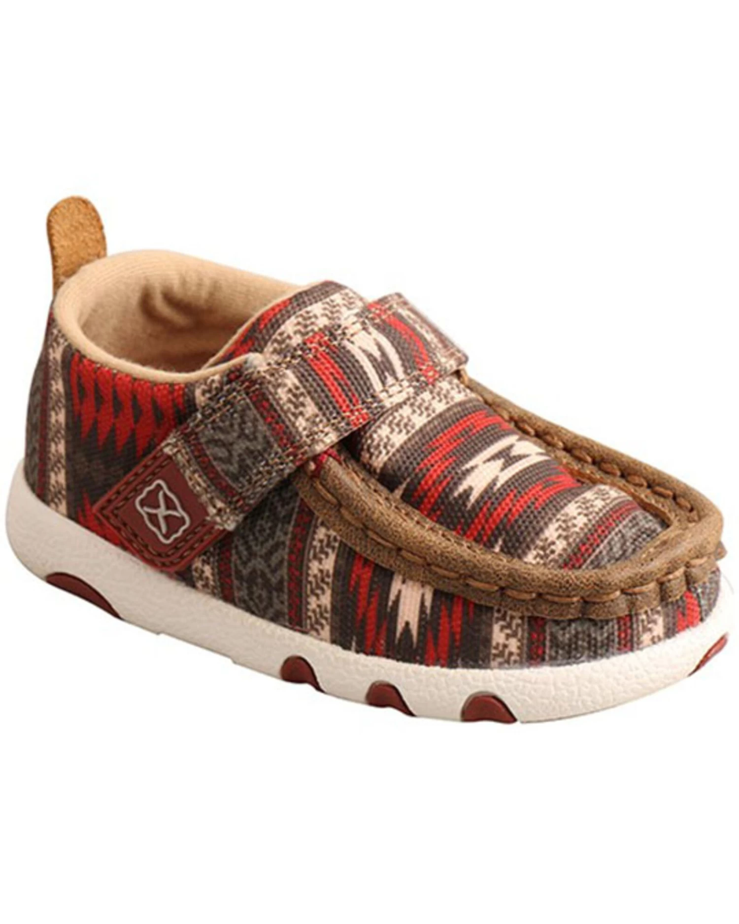 Twisted X Infant Hooey Southwestern Print Driving Shoes - Moc Toe 3 Twisted X Infant Hooey Southwestern Print Driving Shoes - Moc Toe