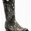 Corral Men's Exotic Python Skin Inlay Western Boots - Snip Toe -Best Cowboy Boot Store 2000345254 944 P1