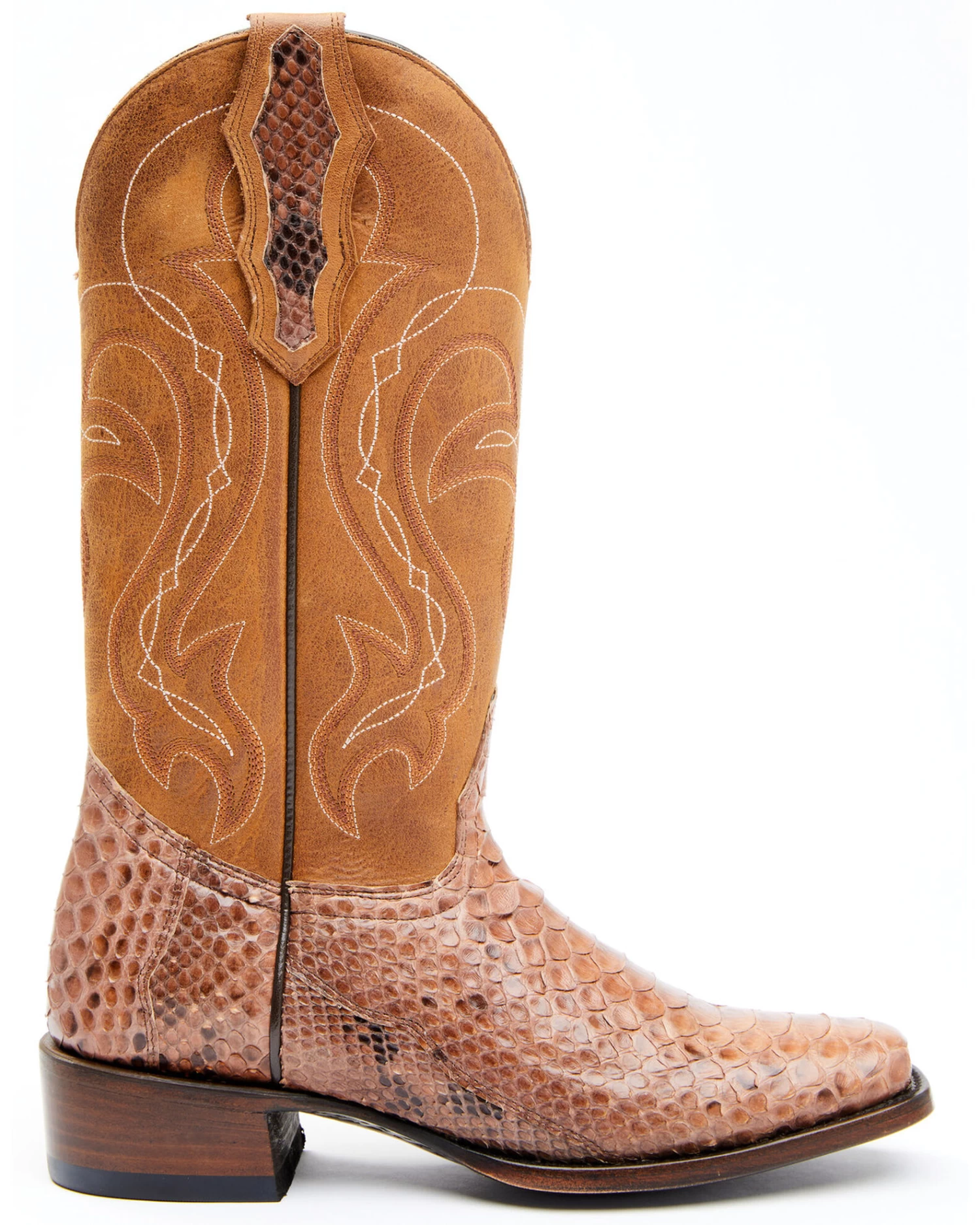Shyanne Women's Geneva Exotic Snake Skin Western Boots - Square Toe 4 Shyanne Women's Geneva Exotic Snake Skin Western Boots - Square Toe - Image 2