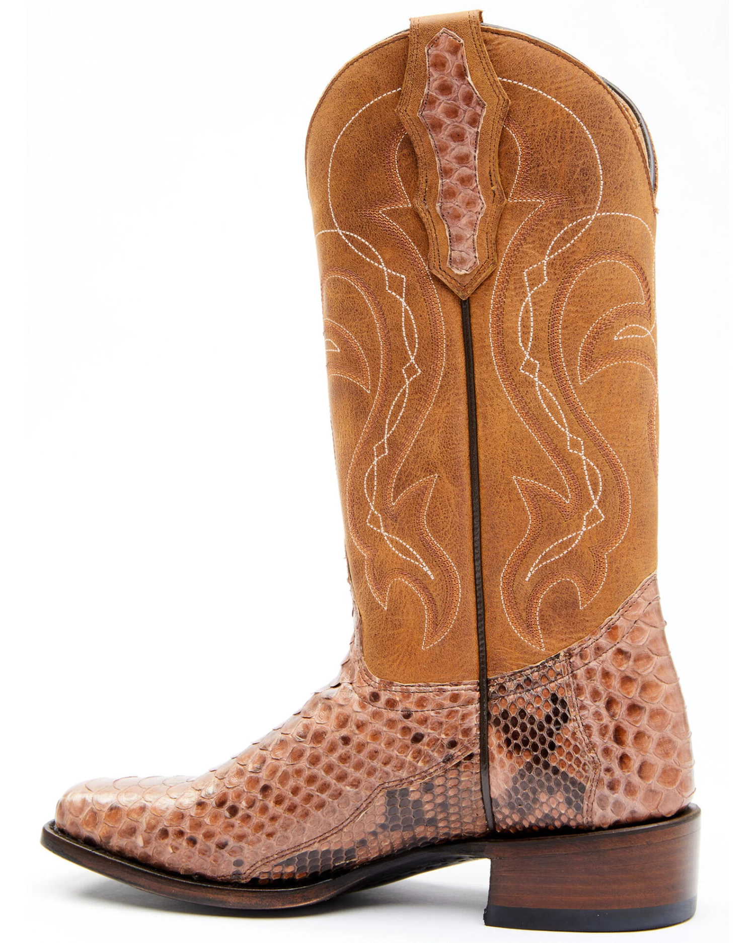 Shyanne Women's Geneva Exotic Snake Skin Western Boots - Square Toe 6 Shyanne Women's Geneva Exotic Snake Skin Western Boots - Square Toe - Image 4