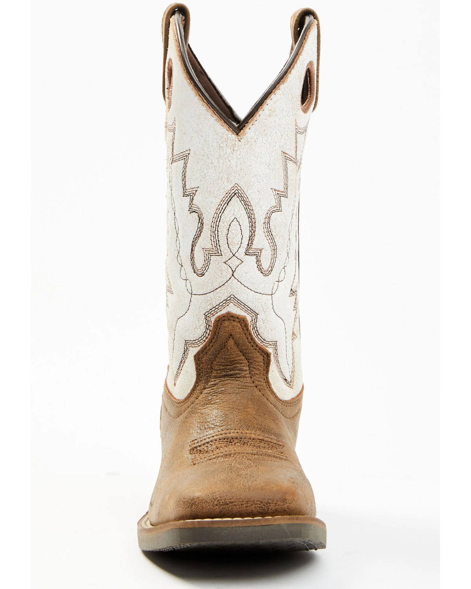 Cody James Boys' Pull On Leather Western Boots - Broad Square Toe 6 Cody James Boys' Pull On Leather Western Boots - Broad Square Toe - Image 4