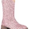 Roper Toddler Girls' Glitter Galore Western Boots - Square Toe