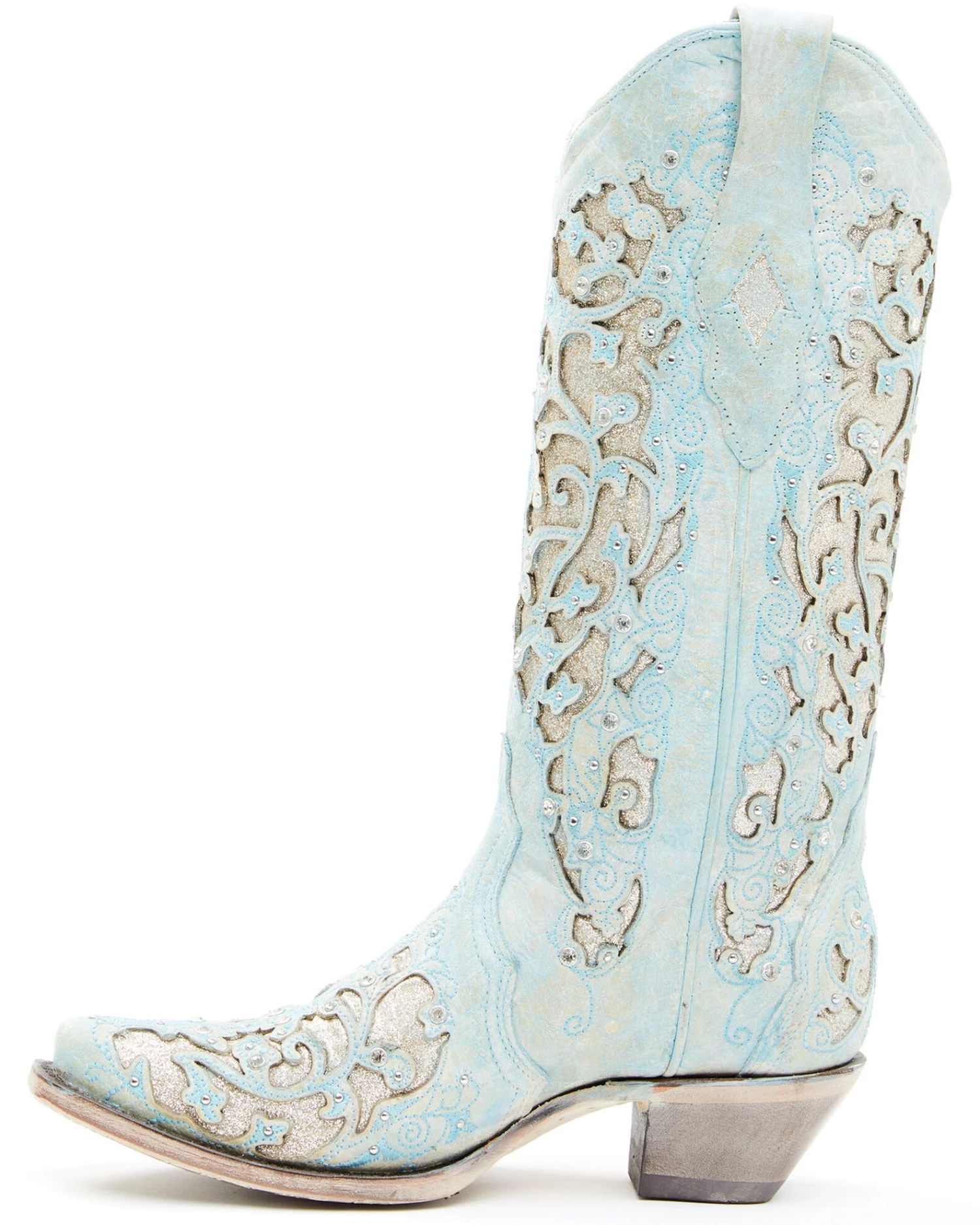 Corral Women's Glitter Inlay Western Boots - Snip Toe 5 Corral Women's Glitter Inlay Western Boots - Snip Toe - Image 3