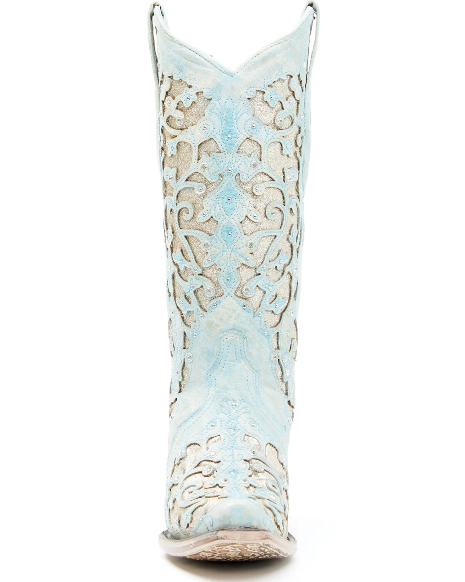 Corral Women's Glitter Inlay Western Boots - Snip Toe 6 Corral Women's Glitter Inlay Western Boots - Snip Toe - Image 4