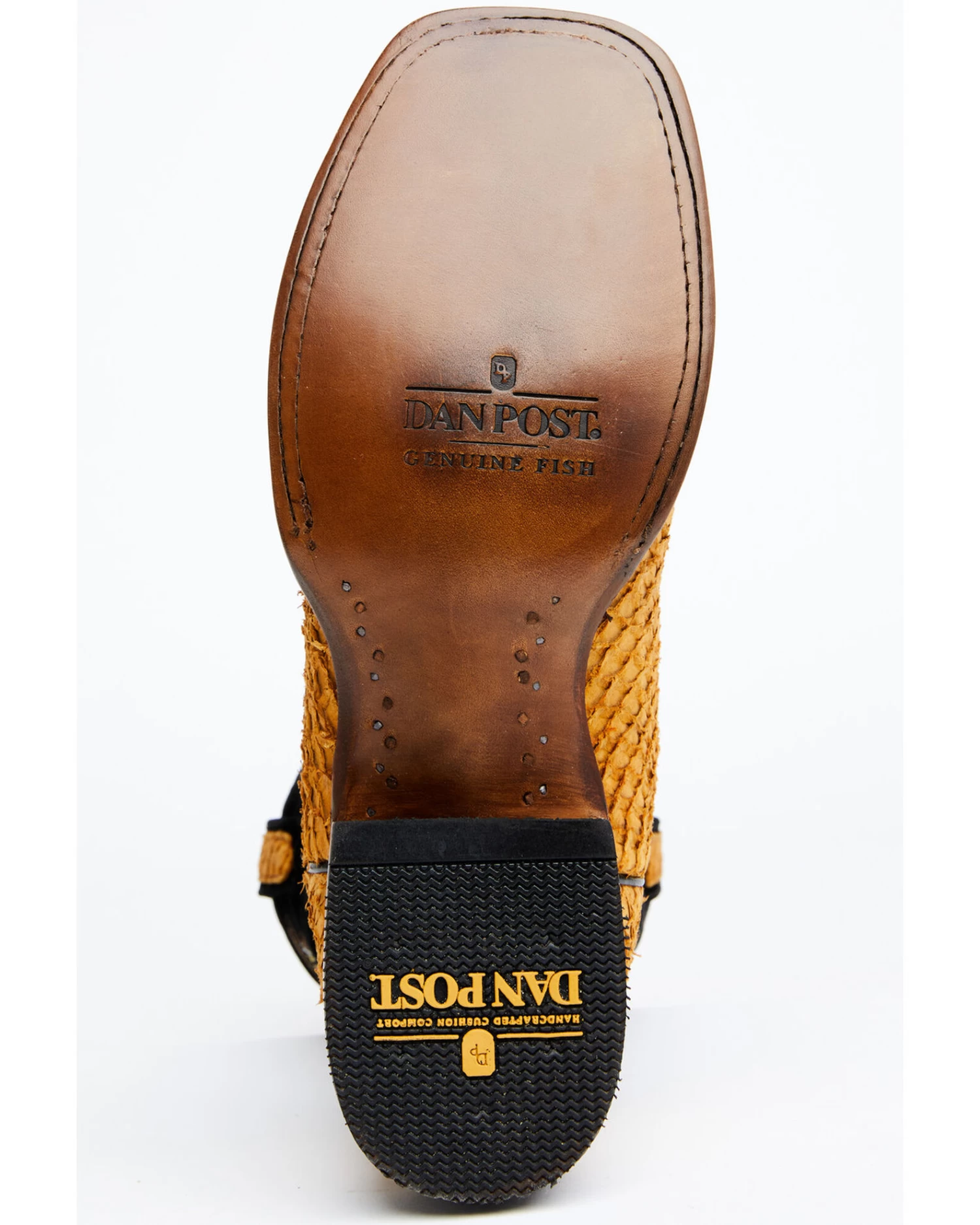 Dan Post Men's Exotic Sea Bass Skin Western Boots - Broad Square Toe 9 Dan Post Men's Exotic Sea Bass Skin Western Boots - Broad Square Toe - Image 7