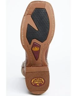 El Dorado Men's Rust Bison Western Boots - Broad Square Toe -Best Cowboy Boot Store 2000350218 220 P7