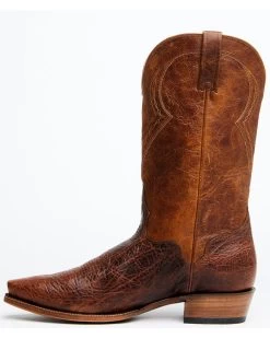 El Dorado Men's Rust Bison Western Boots - Snip Toe -Best Cowboy Boot Store 2000350233 220 P3