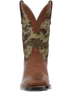 Durango Men's Westward Camo Western Performance Boots - Broad Square Toe -Best Cowboy Boot Store 2000350253 340 P4